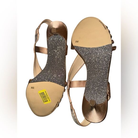 Alex Marie NEW Canello Rhinestone Slingback Pumps in Champagne Size 8 - Picture 8 of 8